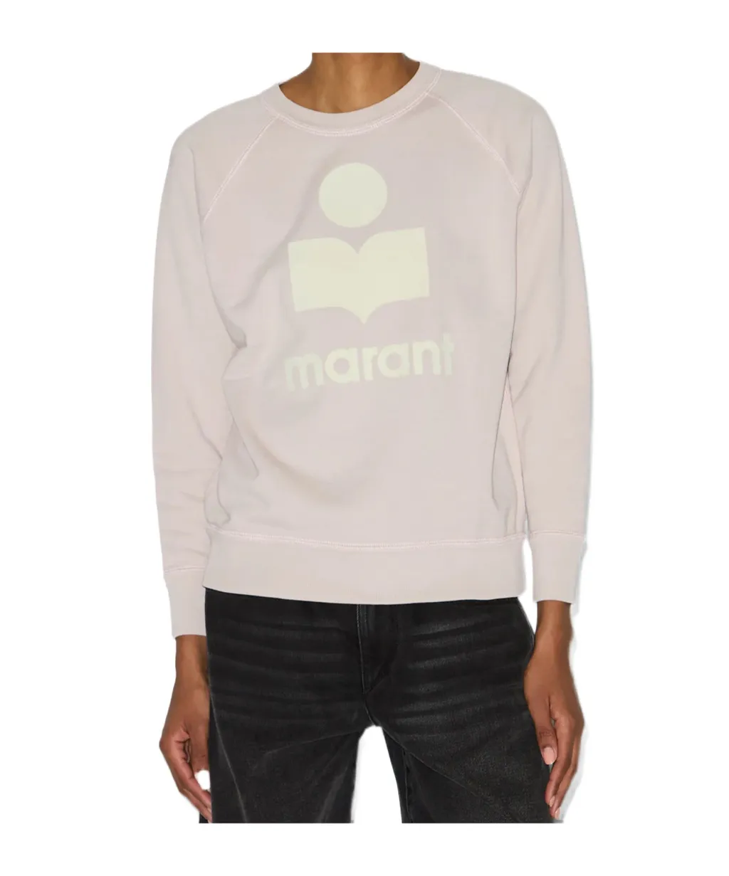 Isabel Marant ÉToile Logo-Printed Crewneck Sweatshirt