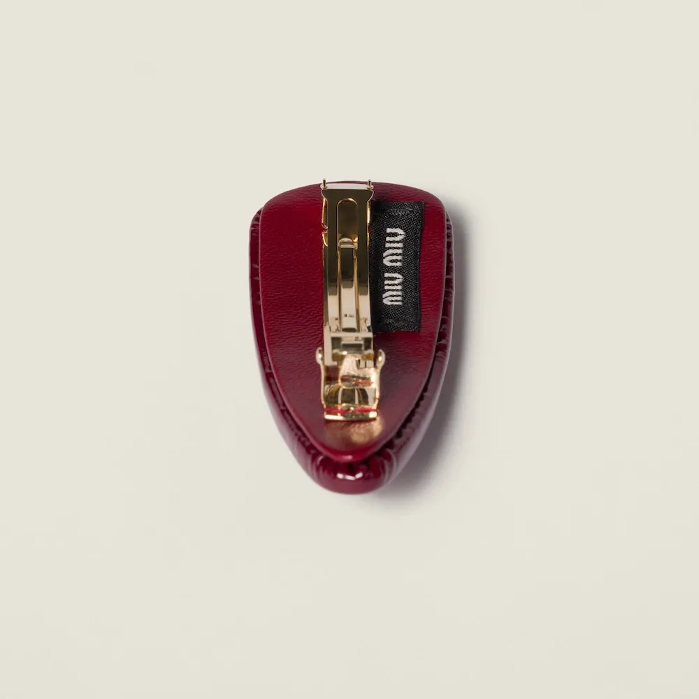 Patent Leather Hair Clip