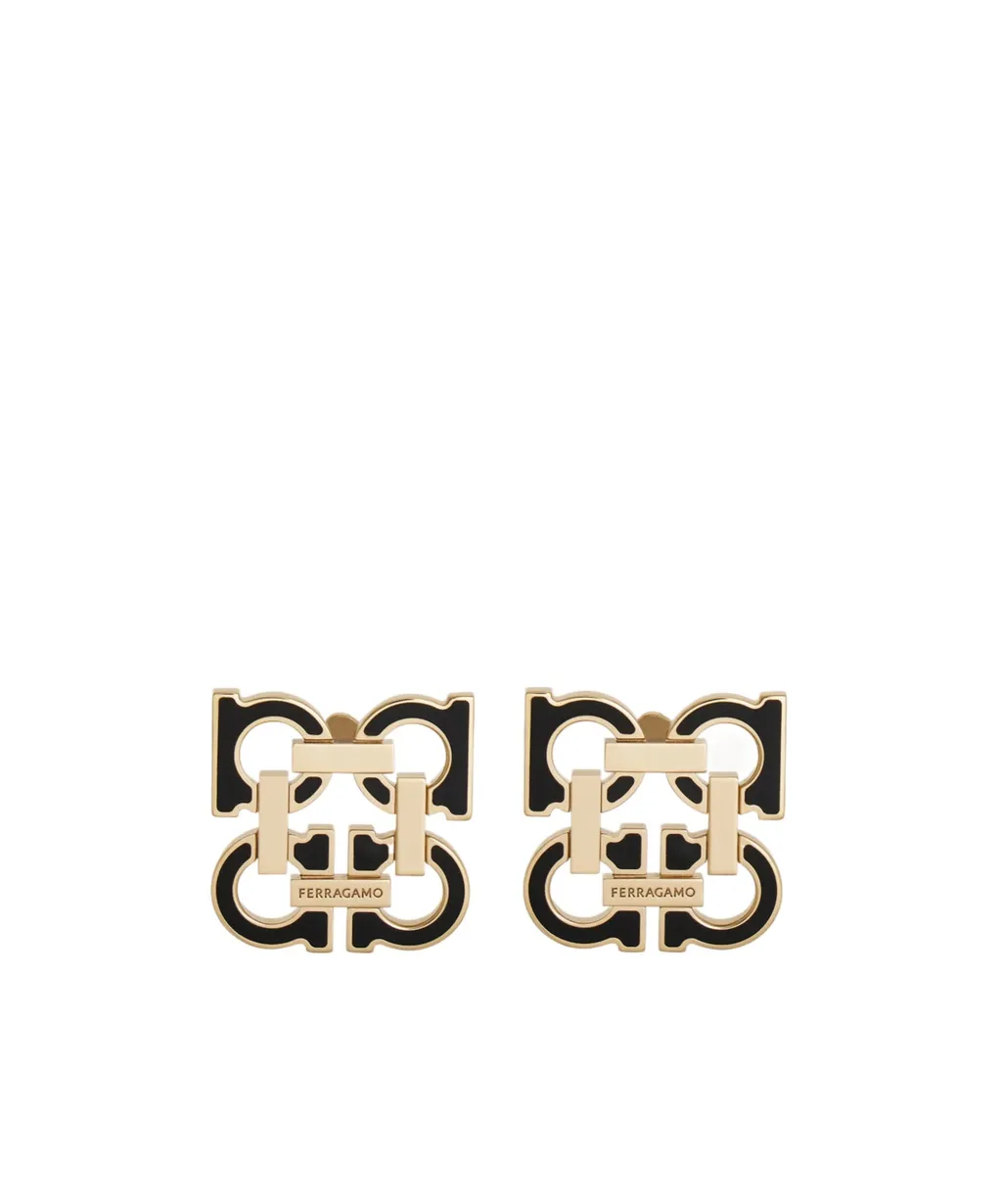 Four Gancini Clip On Earrings