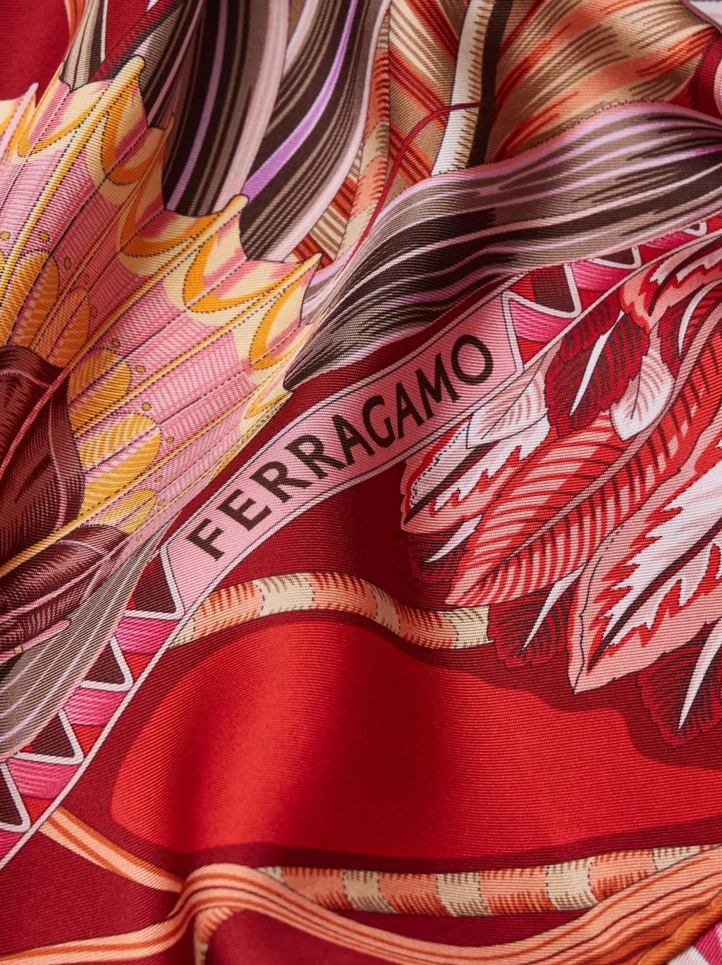 Giada Print Silk Scarf
