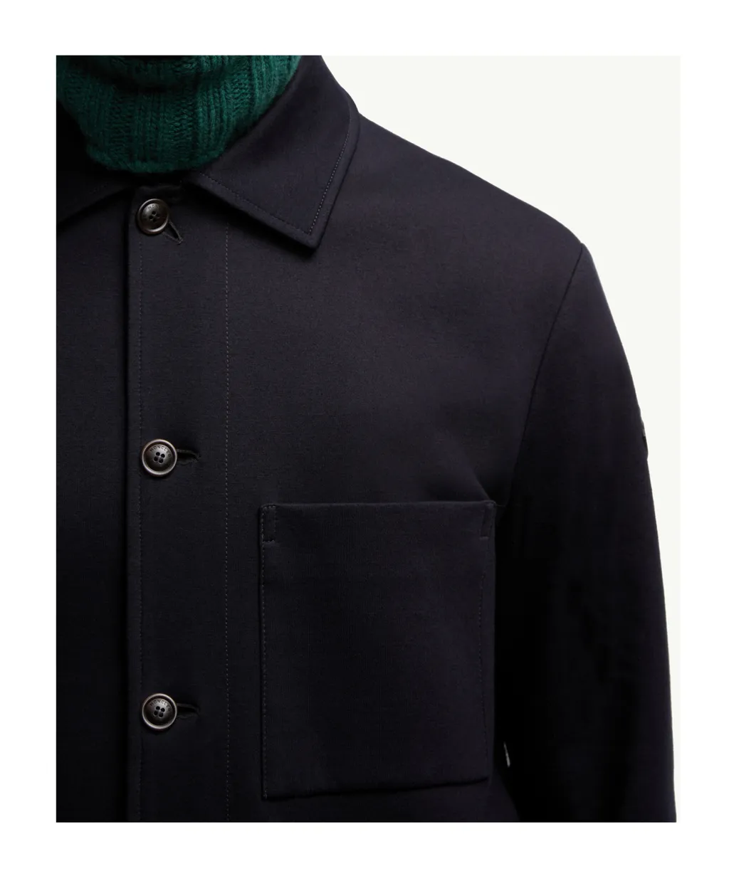 Moncler Cabalian Button-Up Shirt Jacket