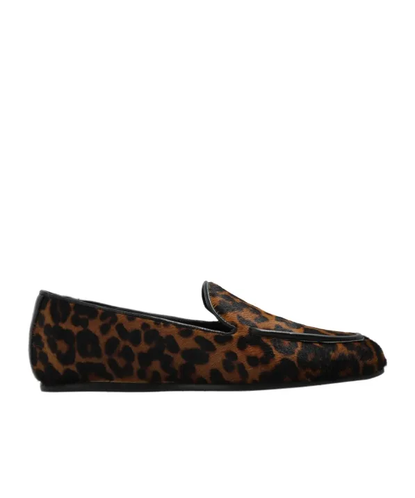 Leopard Print Loafers