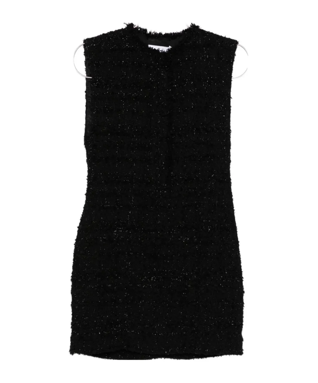 Tweed Sleeveless Mini Dress