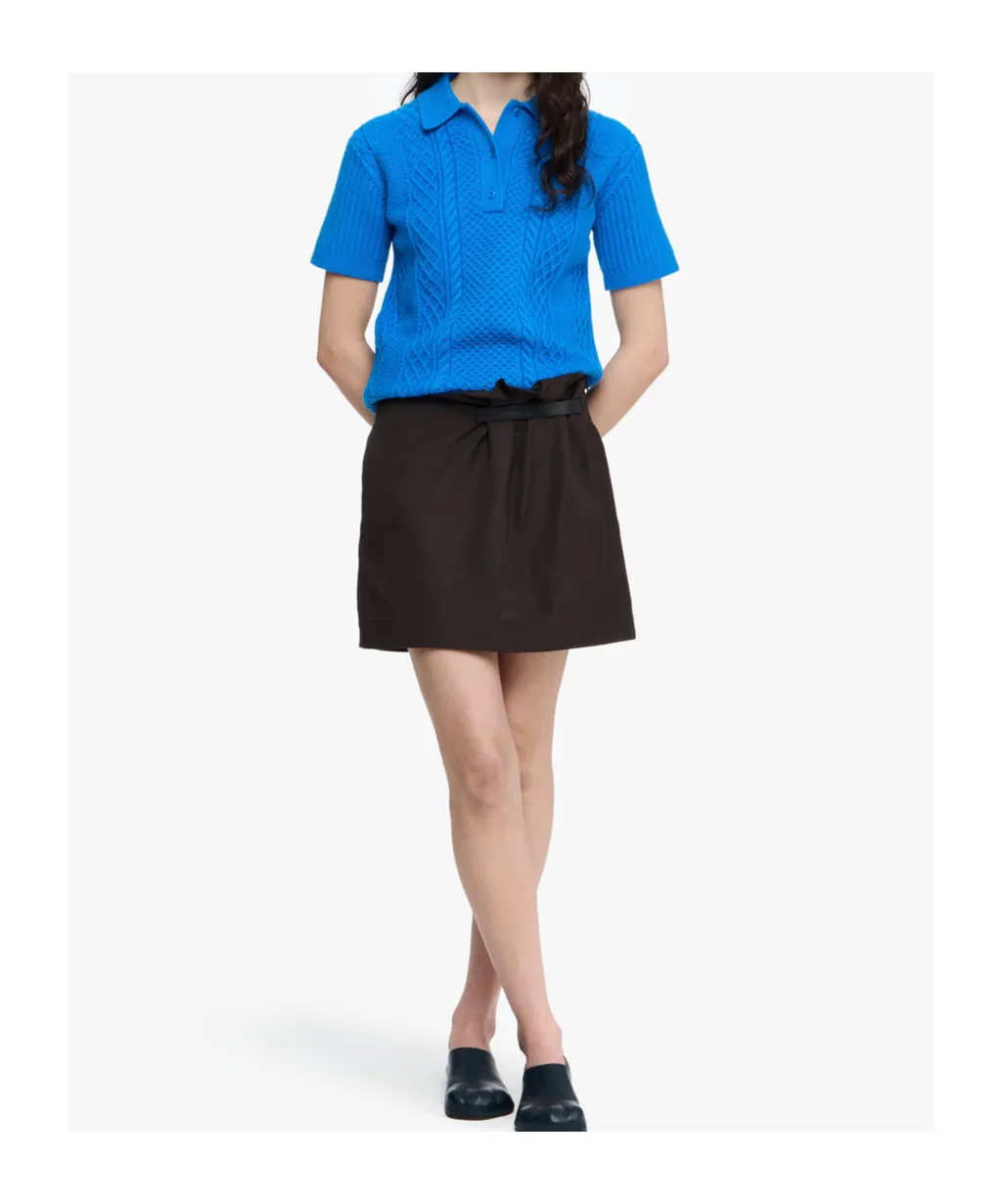 Jw Anderson Gather Detailed Mini Skirt
