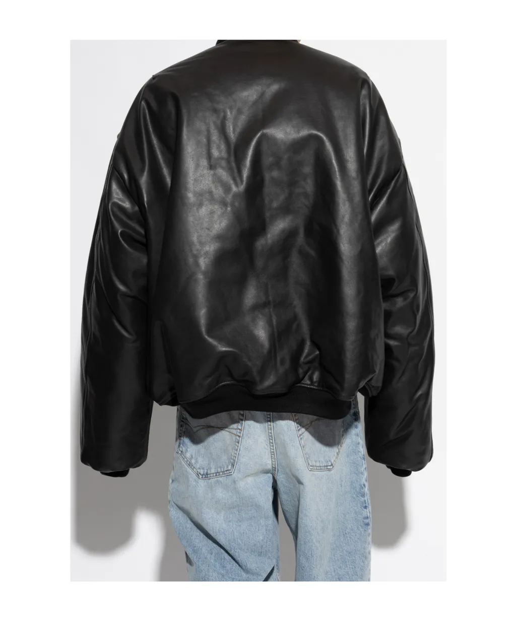 Vetements Oversized Leather Jacket