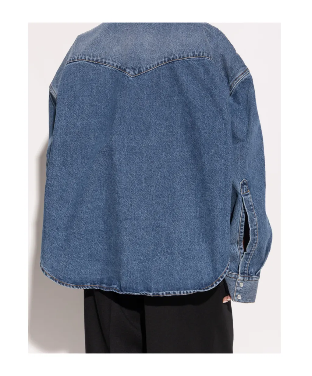 Vetements Long-Sleeved Denim Shirt