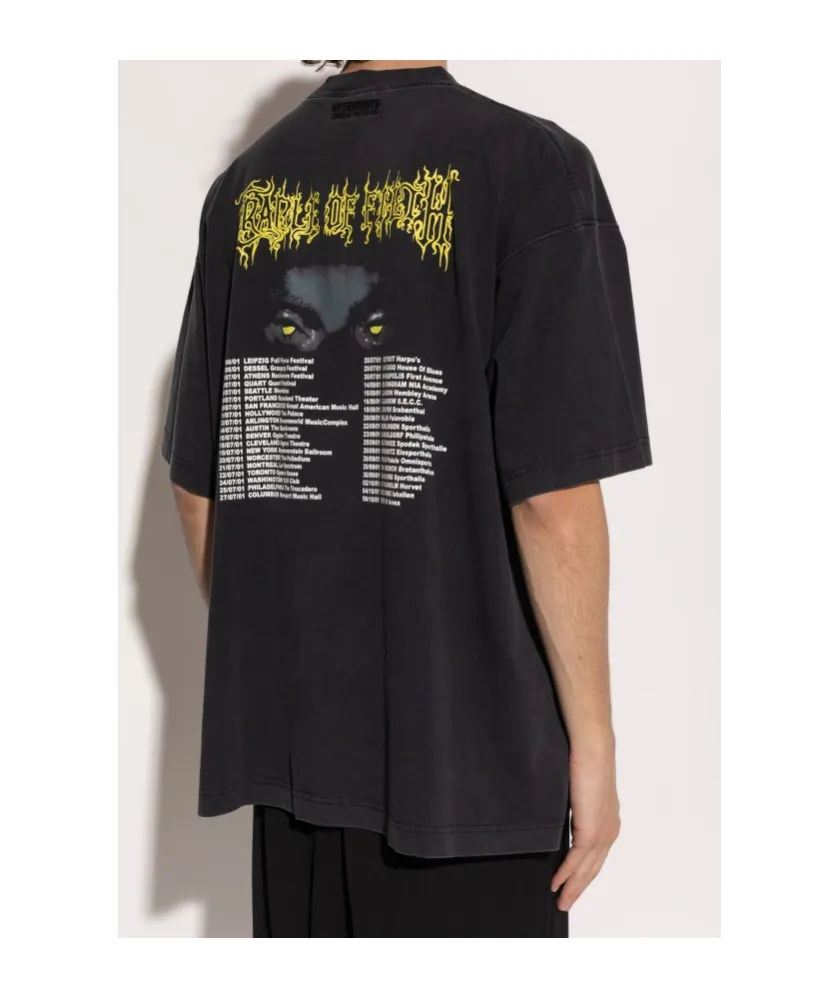 Vetements Graphic Printed Crewneck T-Shirt