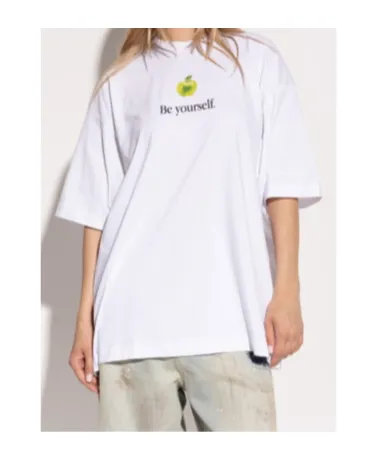 Apple-Print T-Shirt