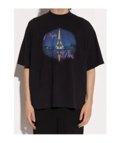 Eiffel Tower-Print T-Shirt