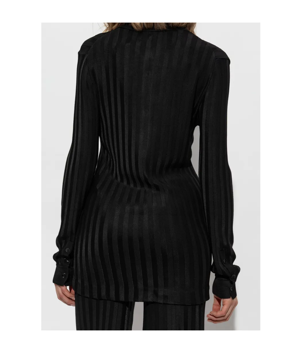 Tom Ford Stripe Pattern Button-Up Shirt