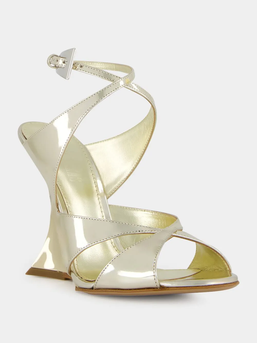 Round Toe Wedge Sandals