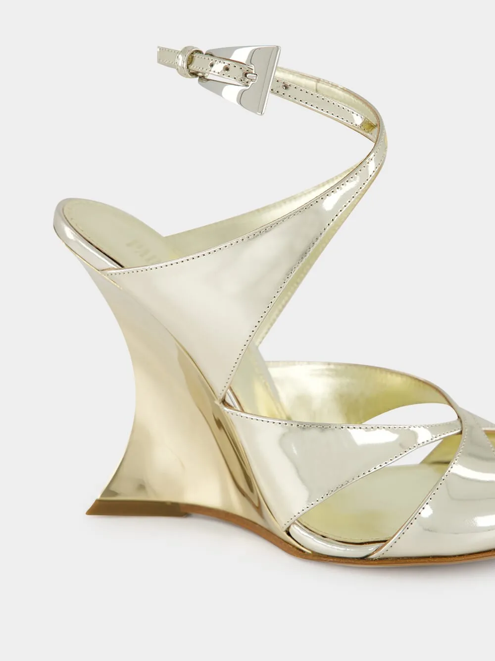 Round Toe Wedge Sandals