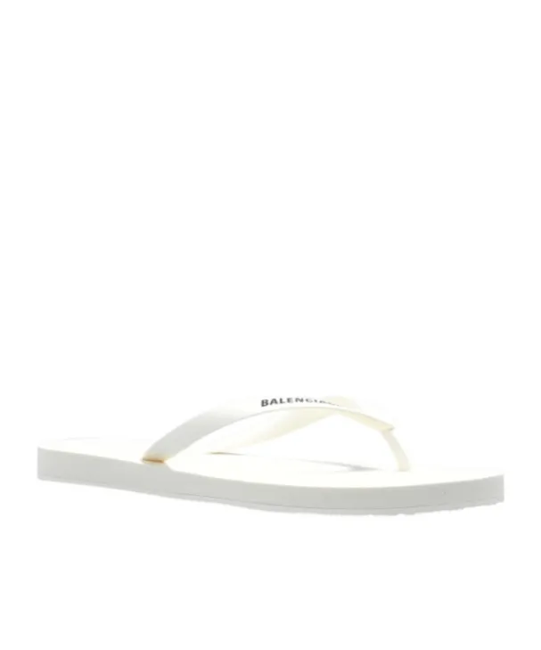 Logo Printed Thong Sandals
