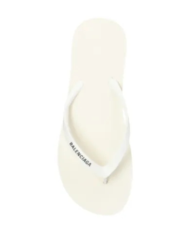 Logo Printed Thong Sandals