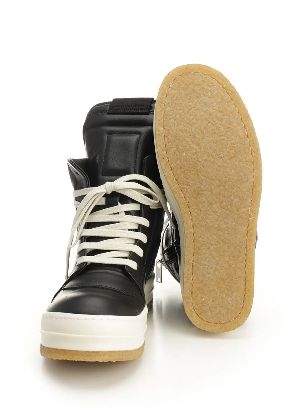 Geobasket Padded Leather High-Top Sneakers