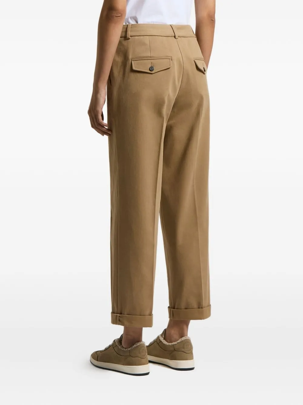 Pleated-Details Trousers