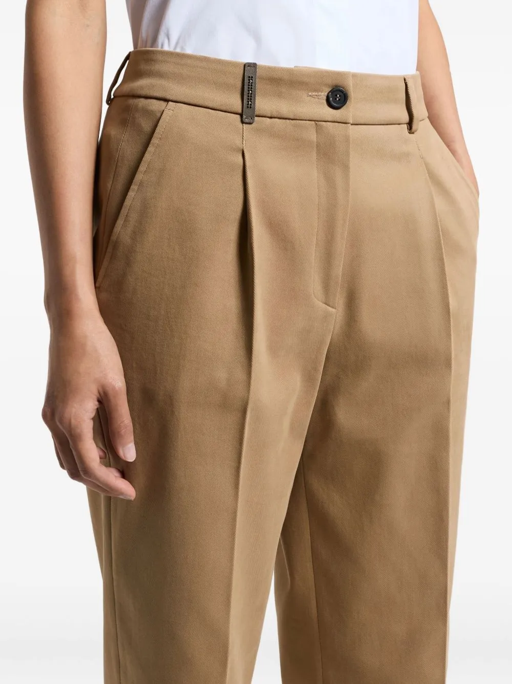 Pleated-Details Trousers