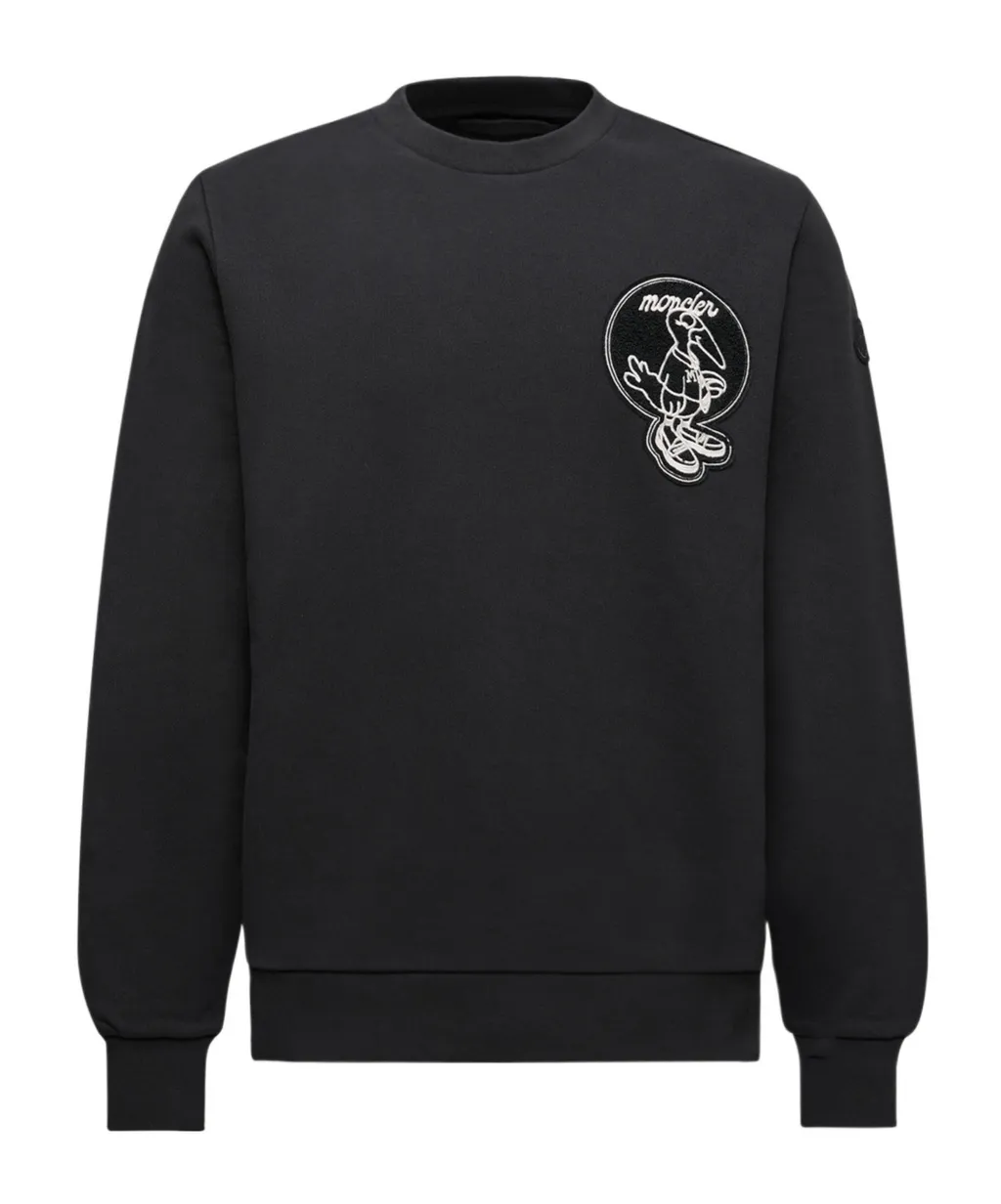 Mascot Patch Cotton Sweatshirt