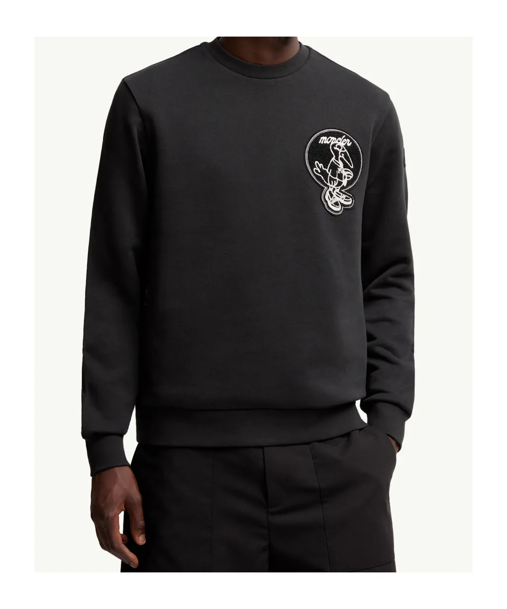 Mascot Patch Cotton Sweatshirt