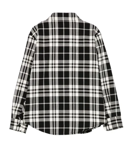 Moncler Enfant Checked Pocket Detail Shirt