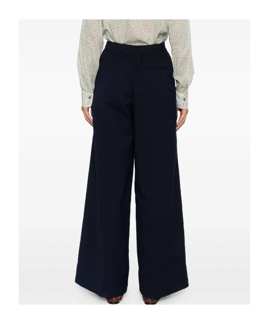 Wide-Leg Casual Pants