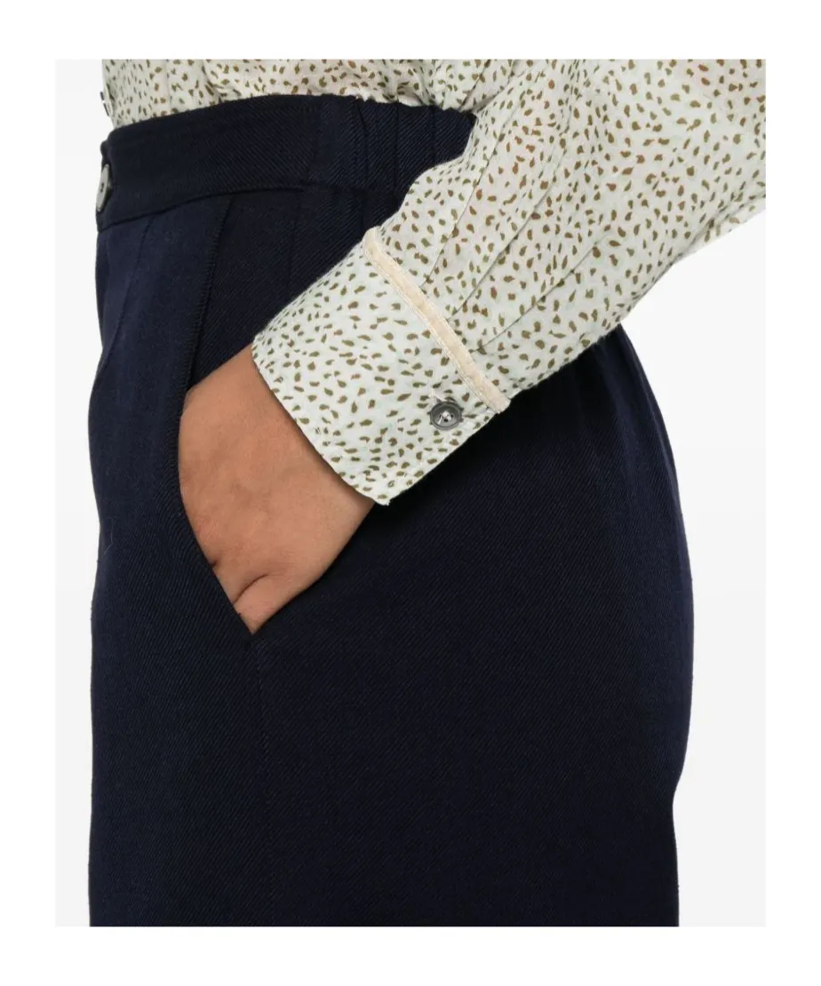 Wide-Leg Casual Pants