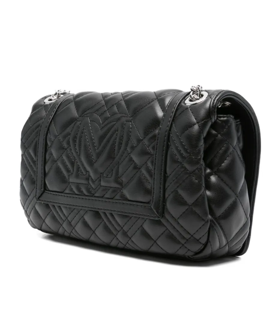 Quilted Logo Shoulder Bag
