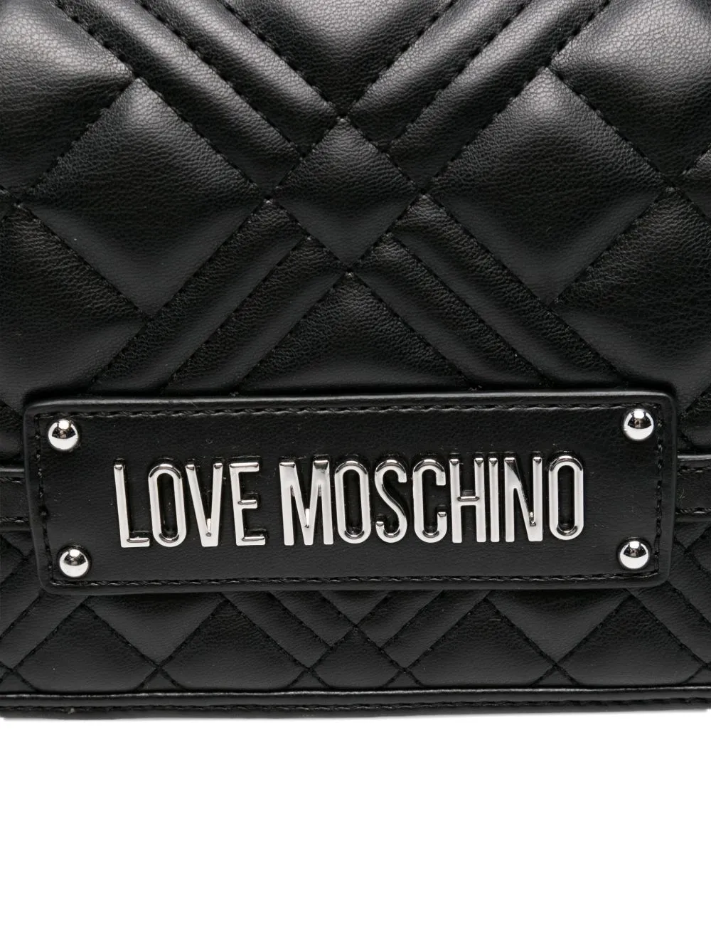 Quilted Logo Shoulder Bag