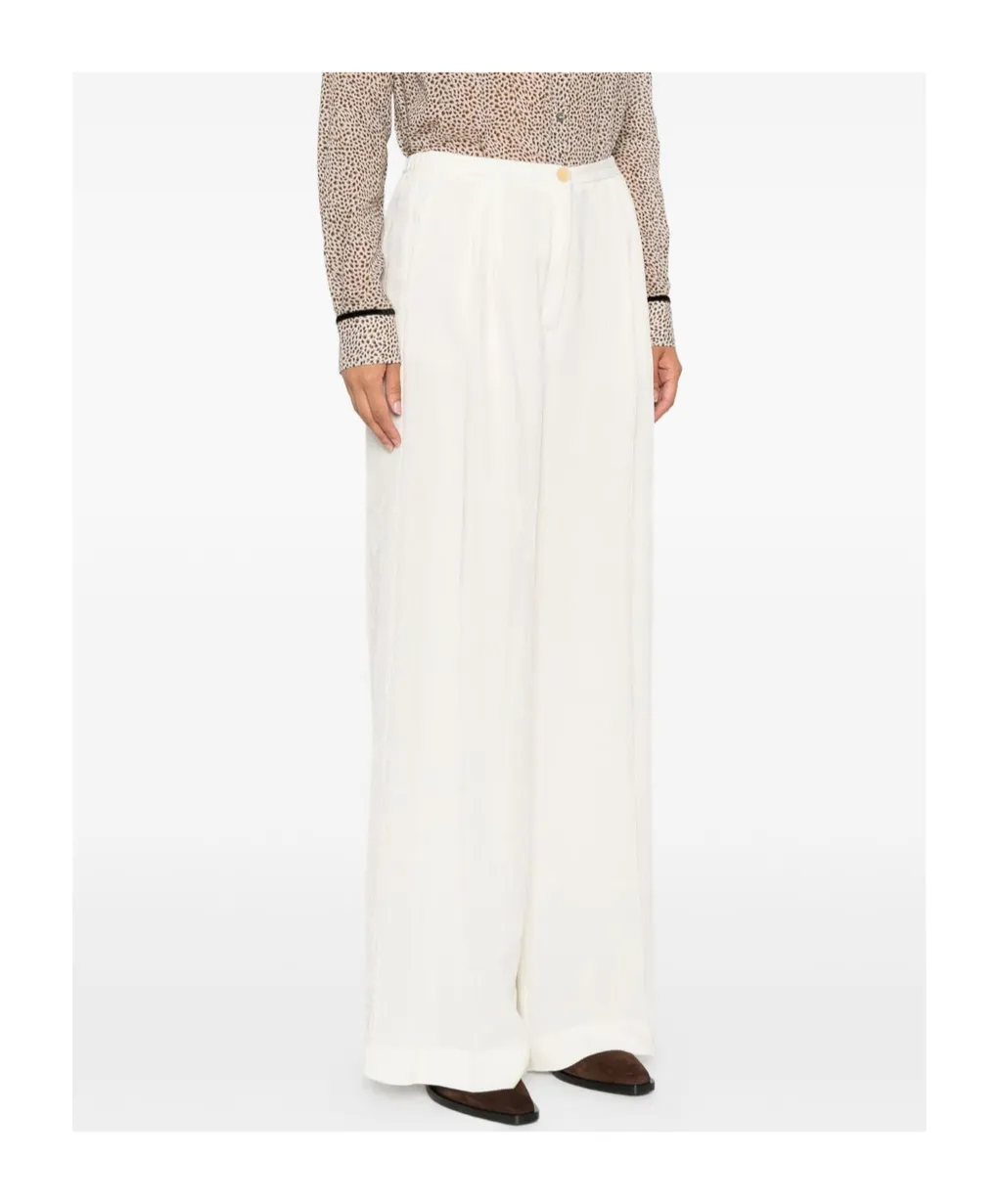 Wide-Leg Casual Pants