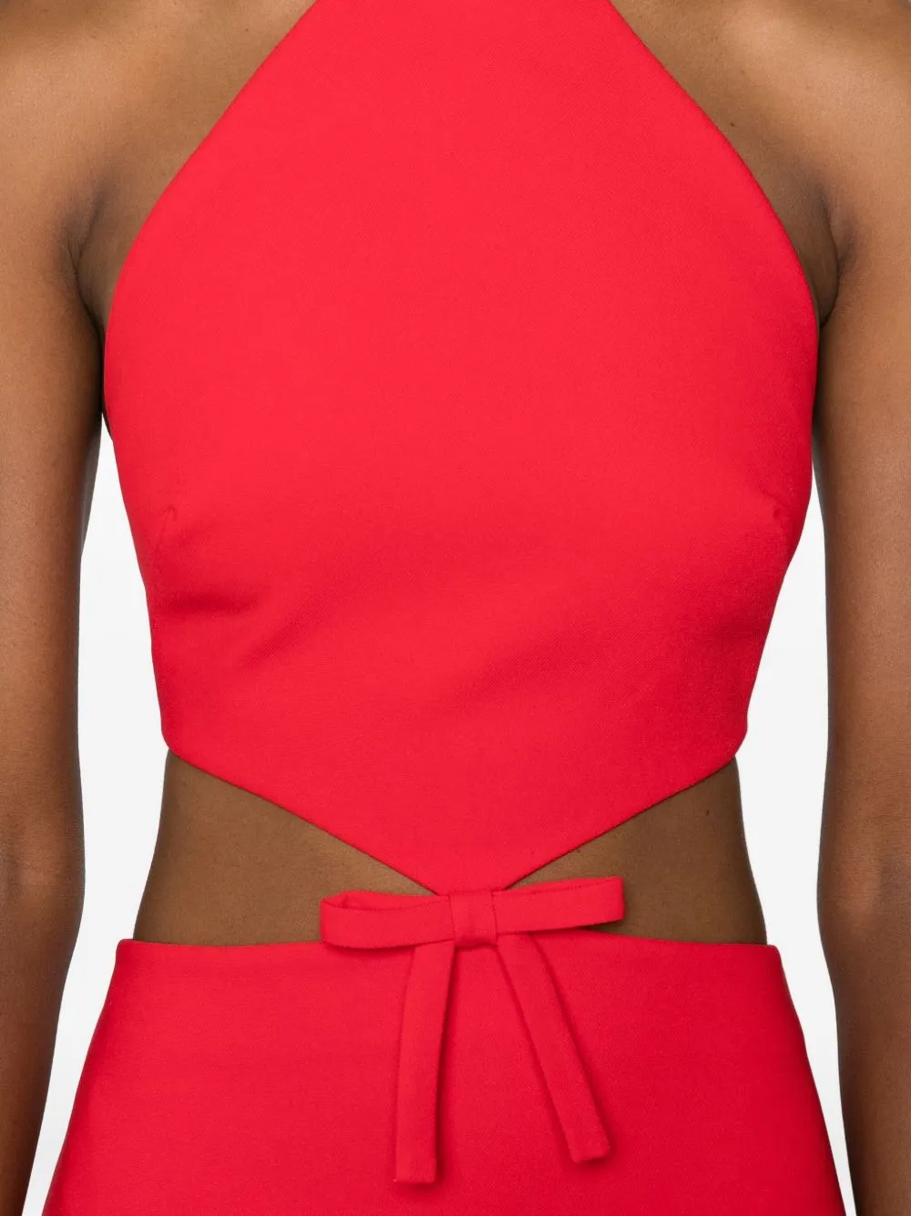 Halterneck Cut-Out Mini Dress