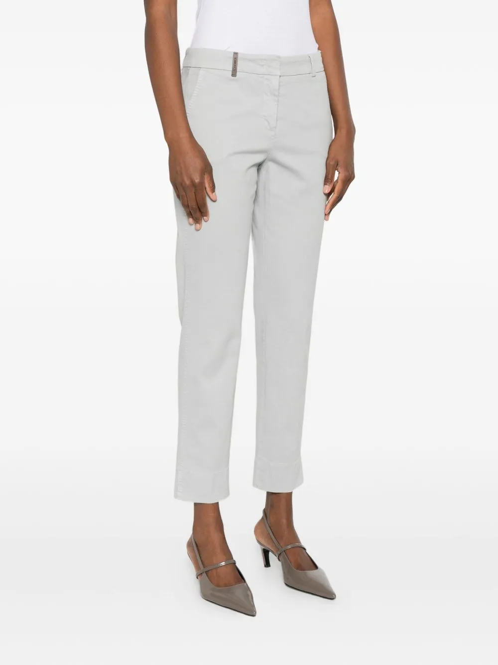 Tailored Cropped Trousers
