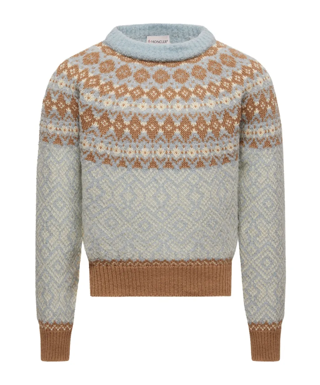 Bouclé Wool Blend Sweater