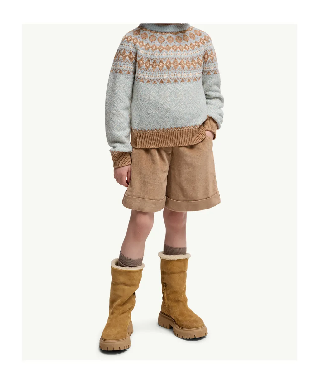 Bouclé Wool Blend Sweater