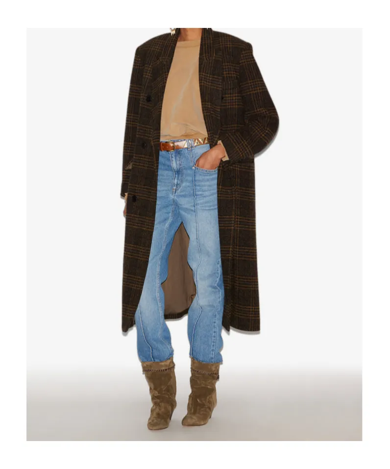 Isabel Marant ÉToile Double-Breasted Long Coat