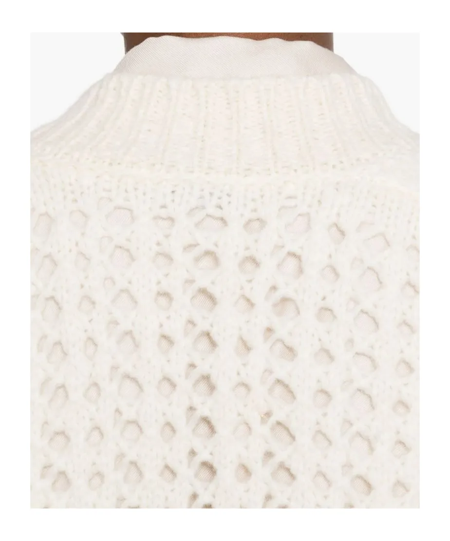 Peserico Open-Knit Three-Quarter Sleeves Jumper