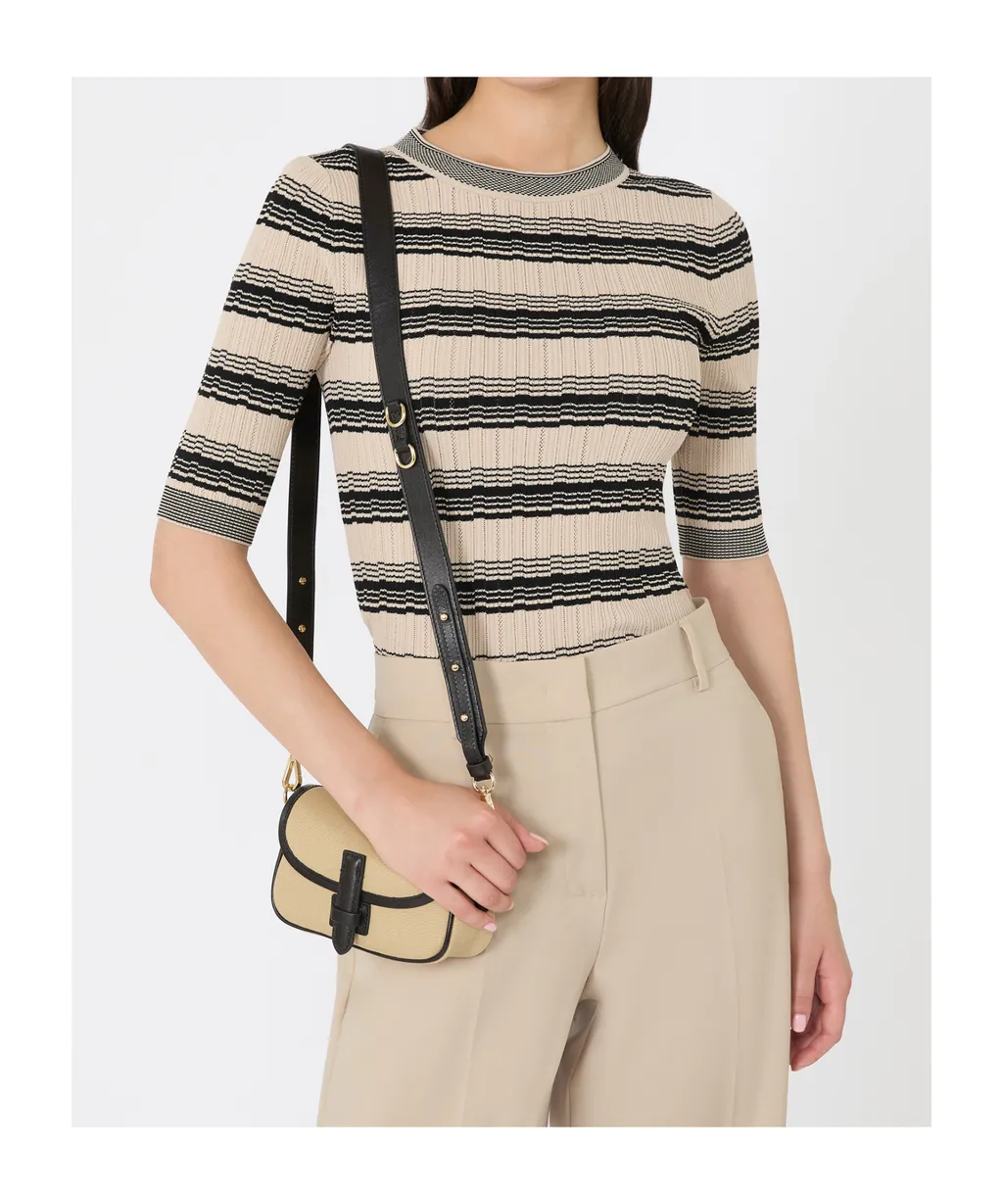 Viscose Crepe T-Shirt