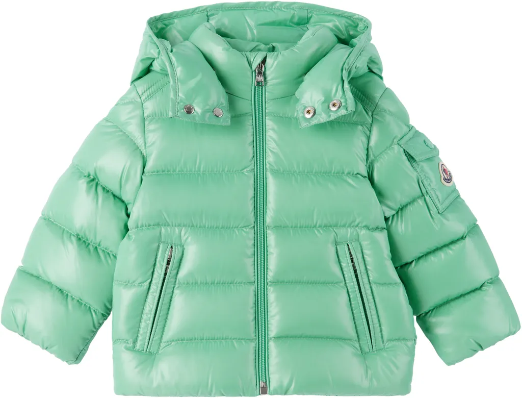 Moncler Enfant Maya Baby Hooded Down Jacket