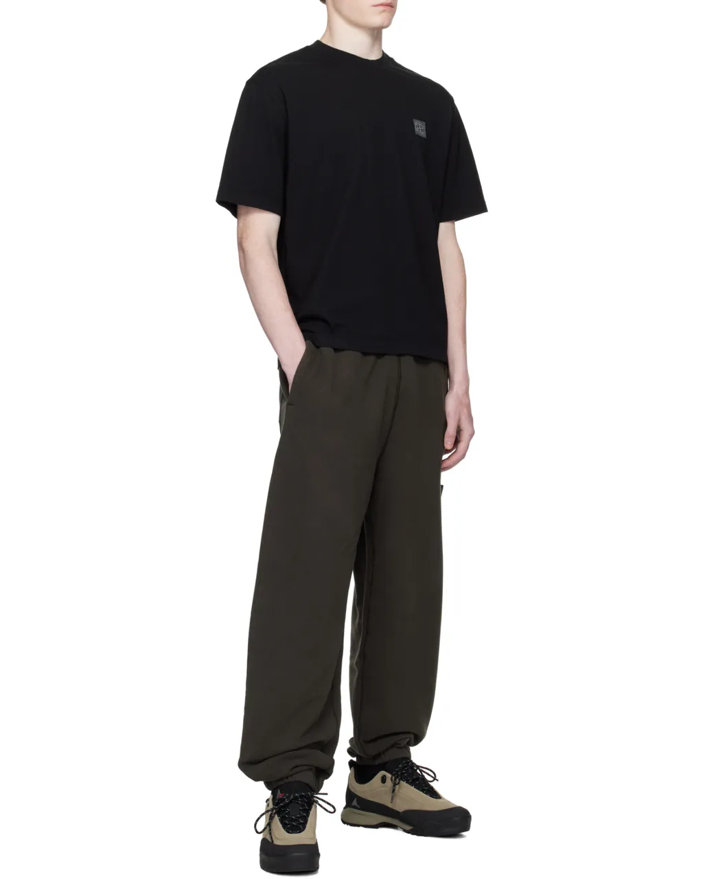 Stone Island Logo Patch Crewneck T-Shirt