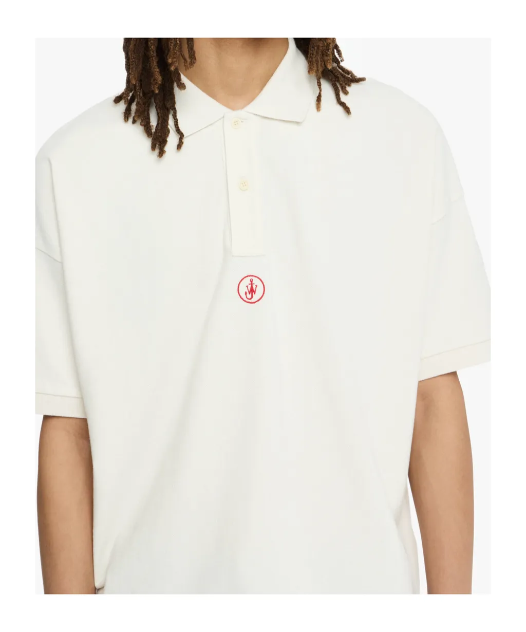 Jw Anderson Anchor Short Sleeved Polo Shirt