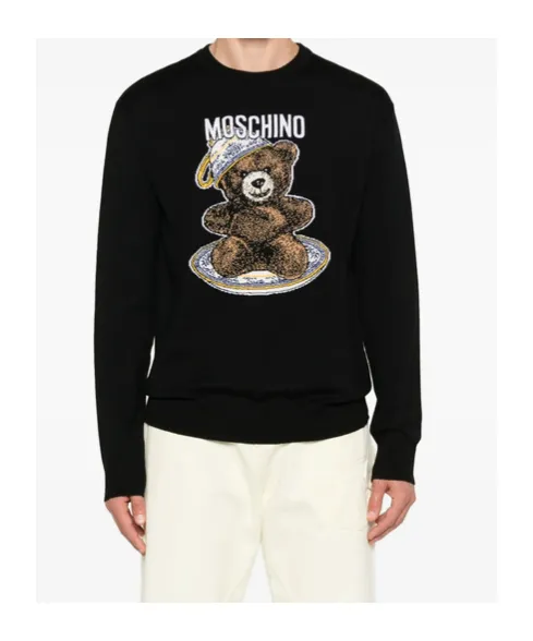 Moschino Teddy Bear Knitted Jumper