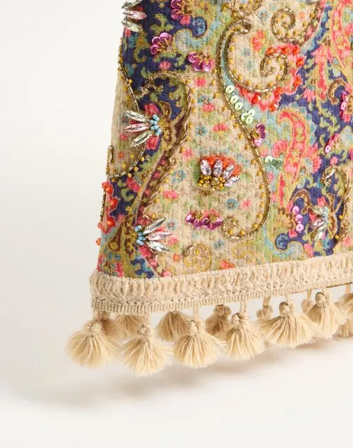 Embroidered Mini Skirt