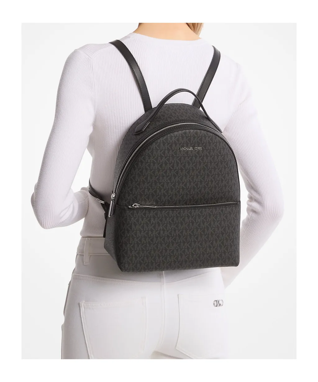 Sheila Medium Signature Logo Backpack