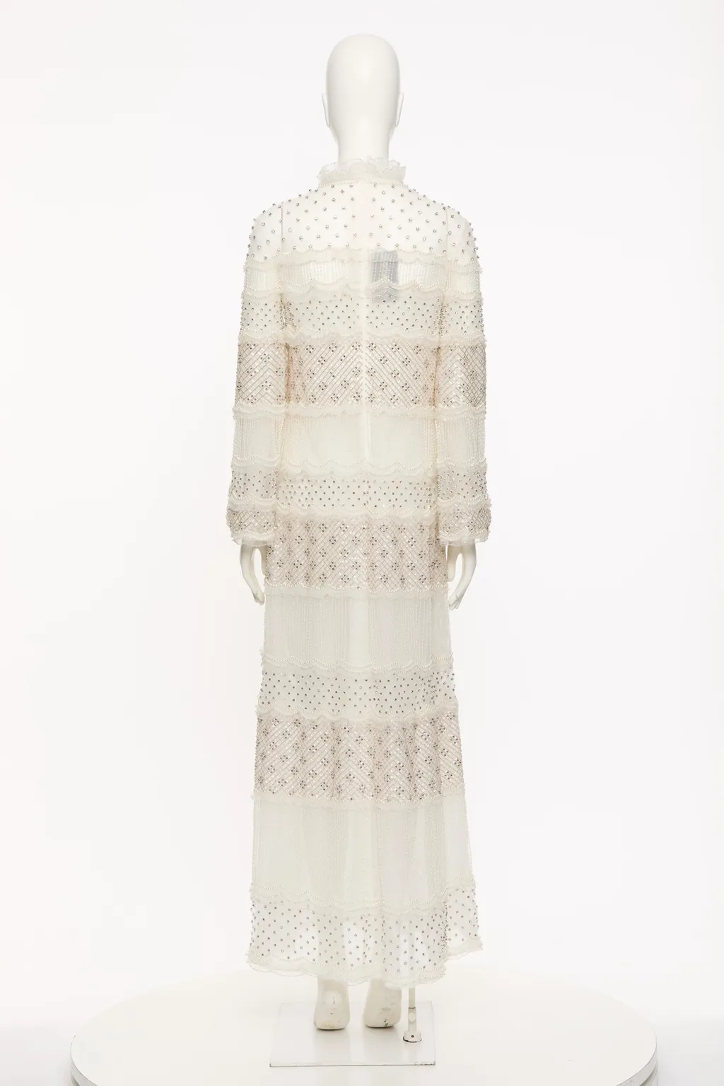 Ruffled Embellished Dress