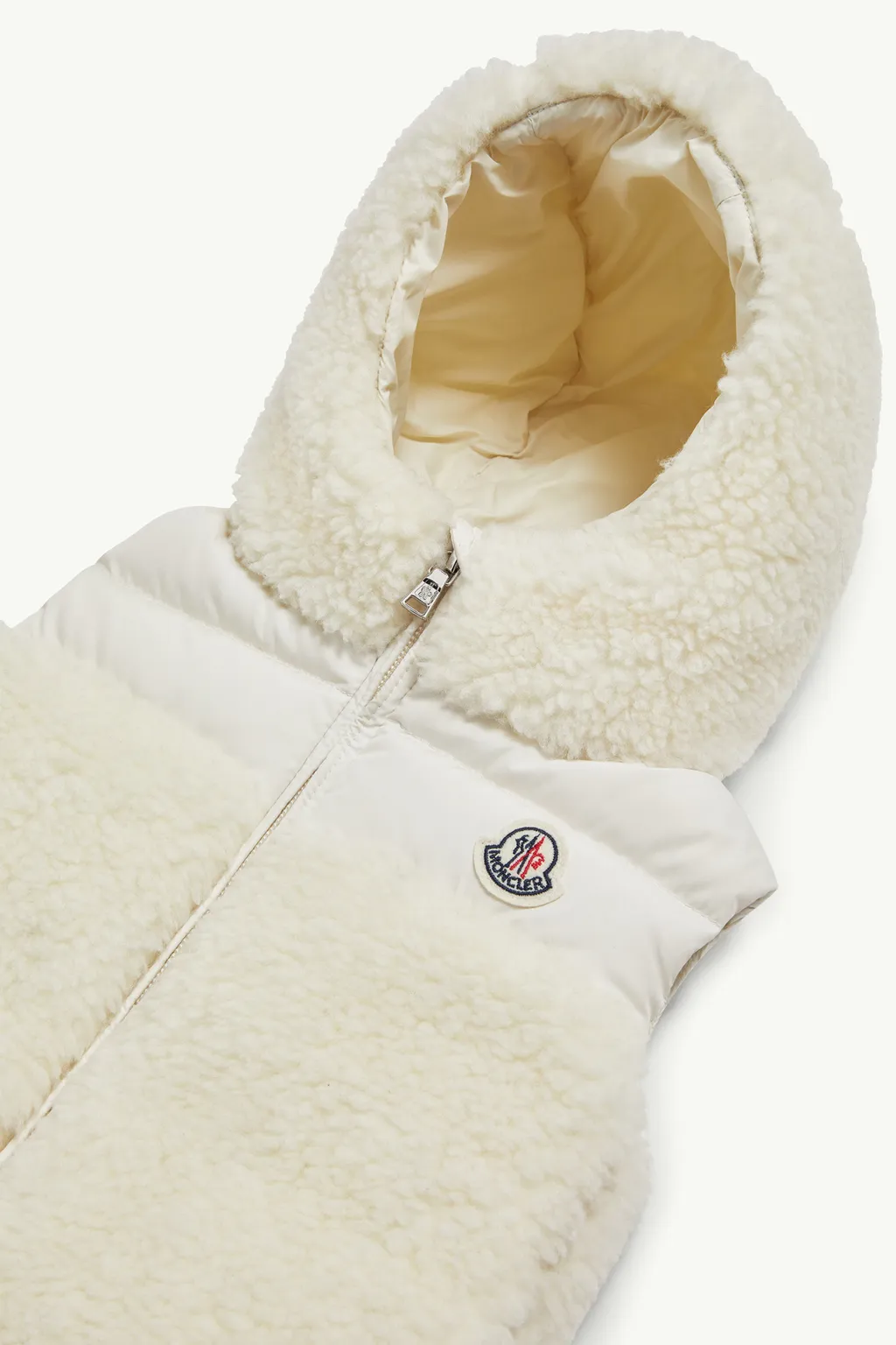 Moncler Enfant Botha Logo Patch Down Vest