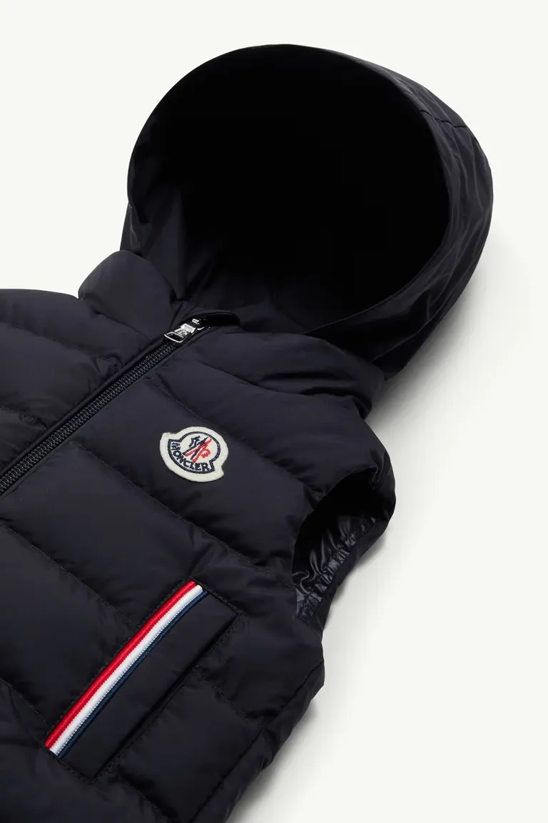 Moncler Enfant Logo Patch Padded Vest