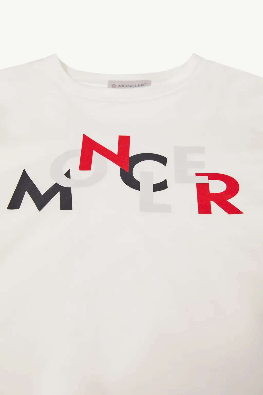 Moncler Enfant Logo Printed Crewneck T-Shirt