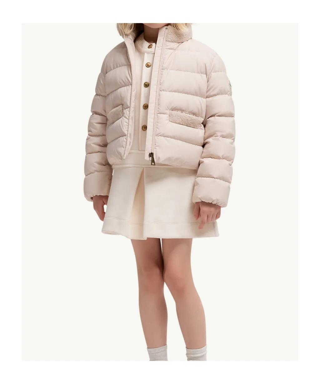 Moncler Enfant Logo Patch Down Jacket