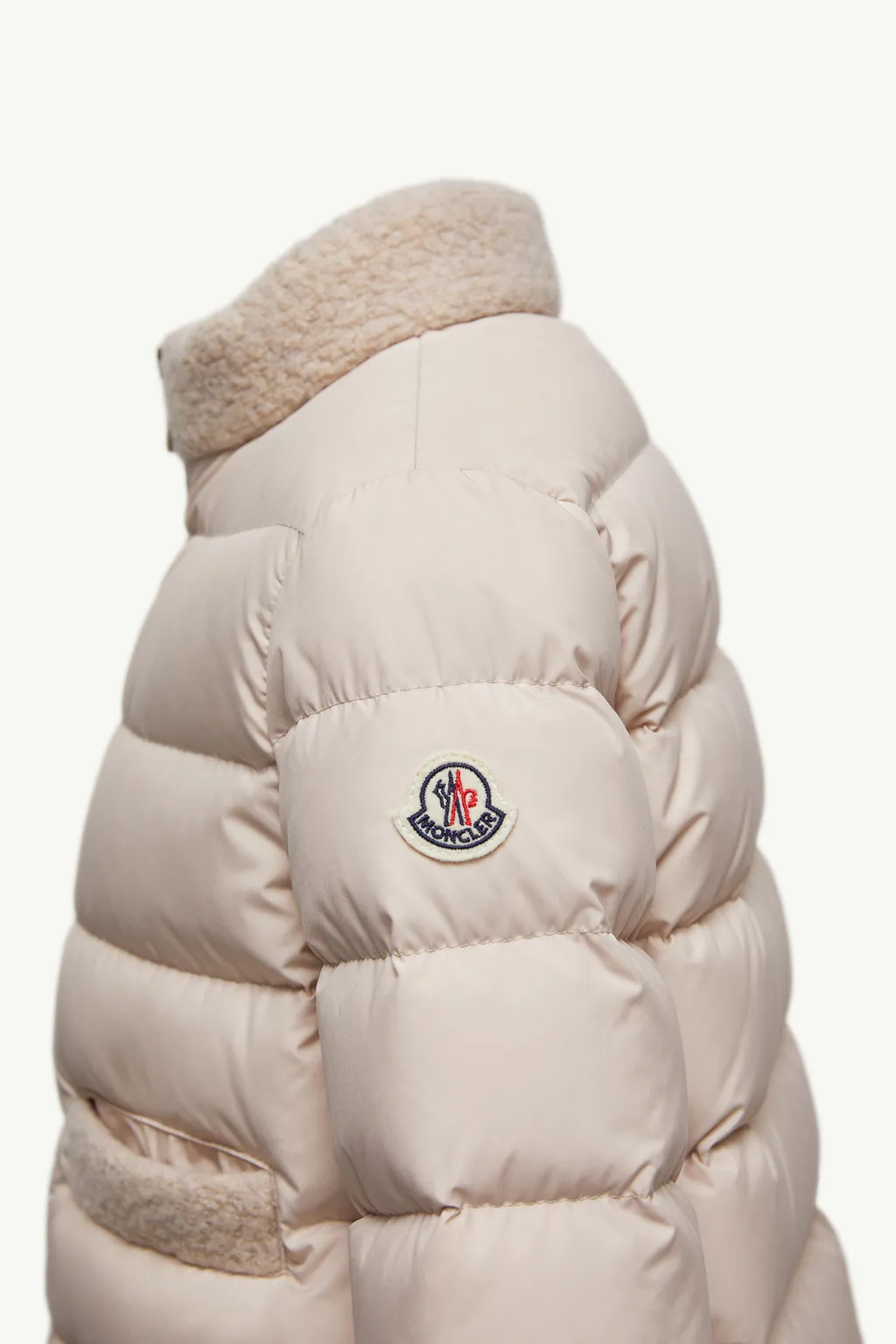 Moncler Enfant Logo Patch Down Jacket