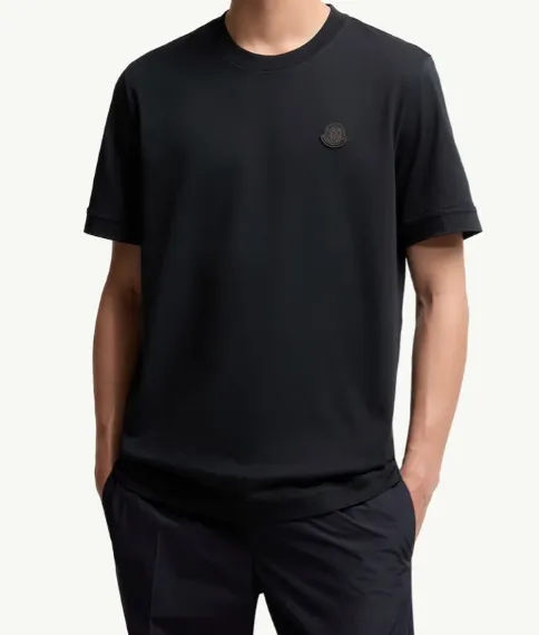 Moncler Logo Patch Crewneck T-Shirt