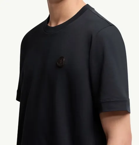 Moncler Logo Patch Crewneck T-Shirt